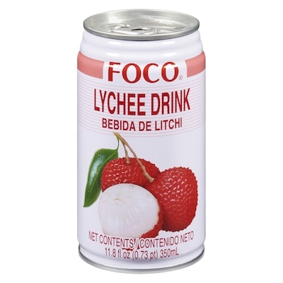 Foco Lychee Drink 350 ml, $0.57/100ml
