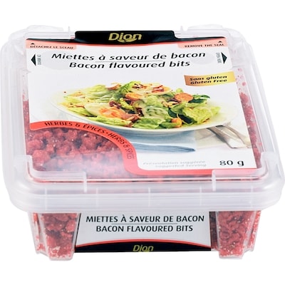 Dion Bacon Bits      80 g, $5.00/100g