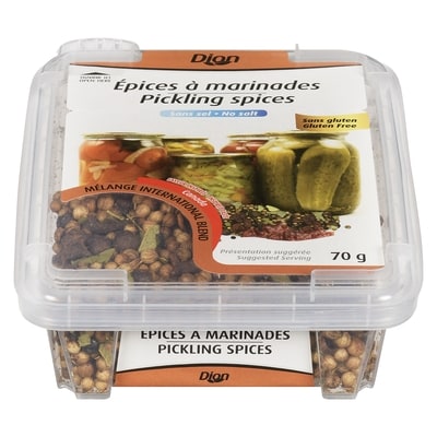 Dion International Blend Pickling Spices No Salt 70 g, $6.43/100g