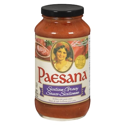 Paesana Sauce pour pâtes de style sicilien 750 ml, 1,13 $/100ml