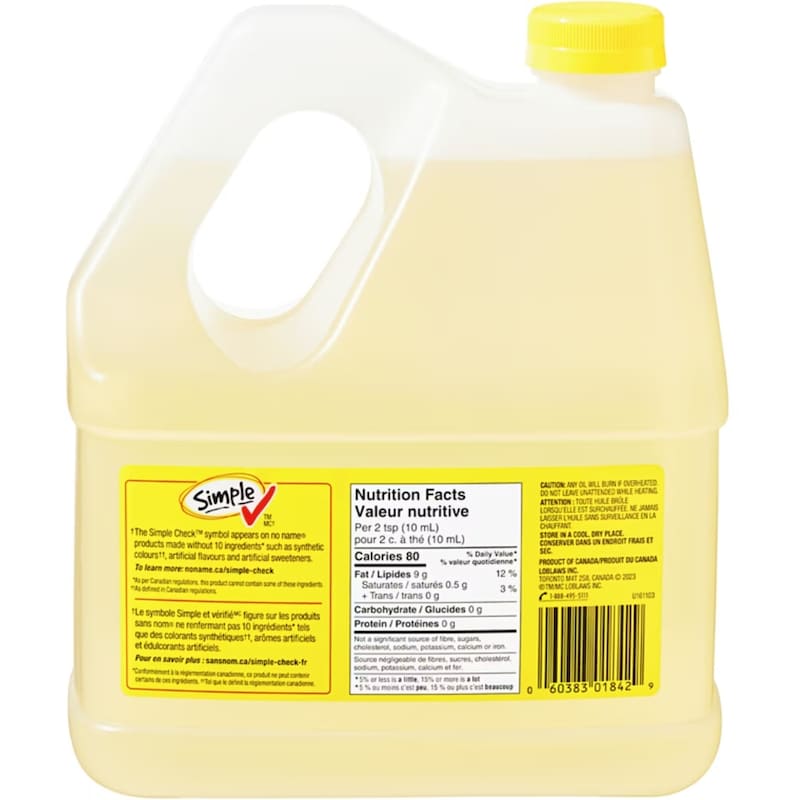 100% Pure Canola Oil