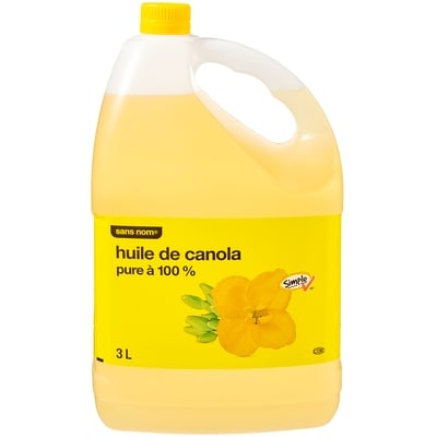Huile de canola pure à 100&nbsp;%