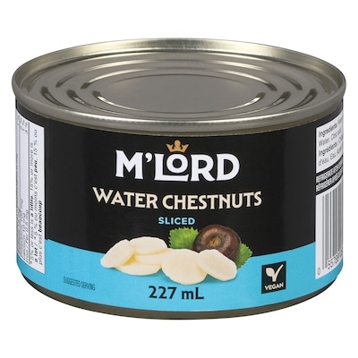 M'Lord Sliced Water Chestnuts 227 ml, $1.01/100ml
