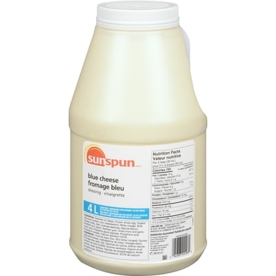 Sunspun Vinaigrette au fromage bleu 4 l, 0,70 $/100ml