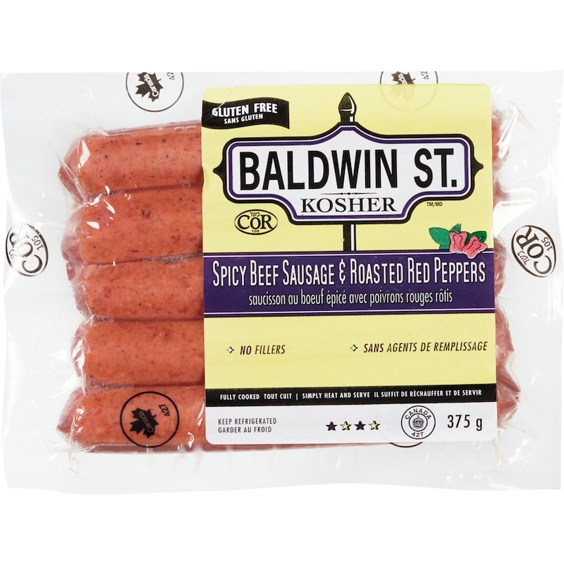 Kosher Beef Sausage, Spicy