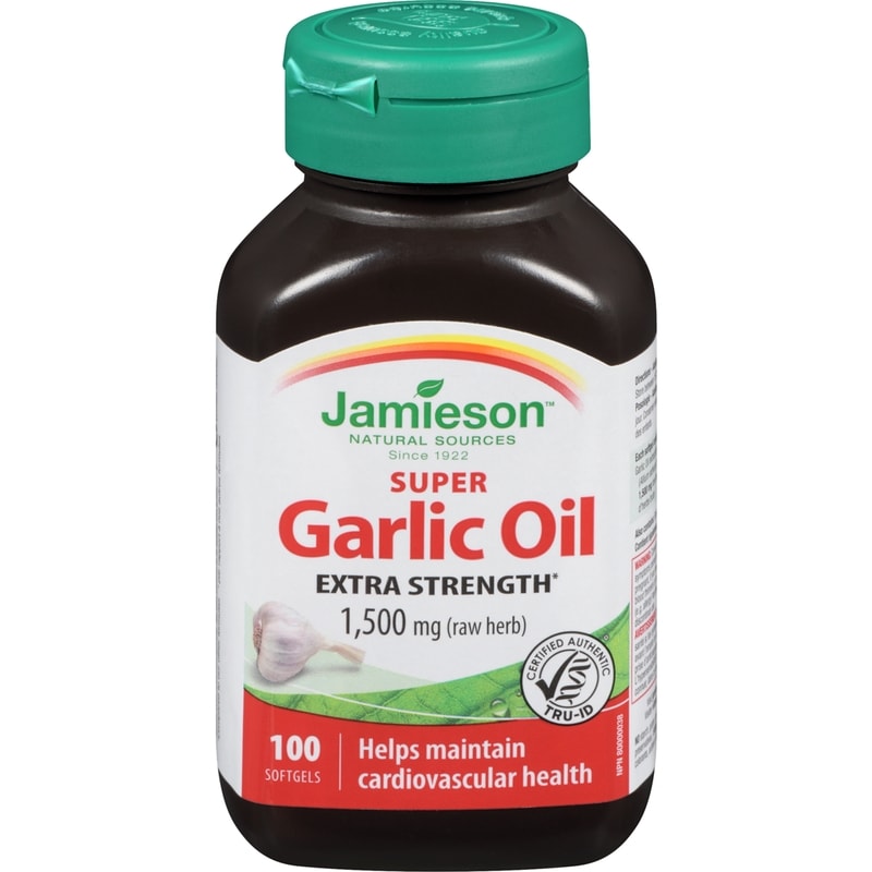 Super Garlic Oil Extra Strength 1500 mg