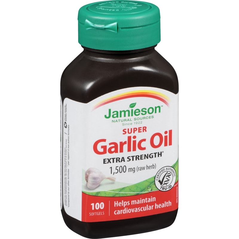 Super Garlic Oil Extra Strength 1500 mg