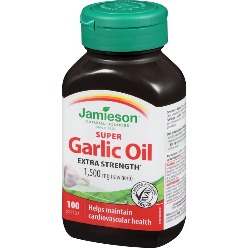 Super Garlic Oil Extra Strength 1500 mg