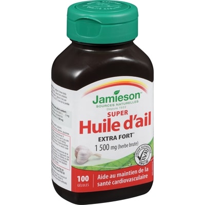 Super Huile d'ail Extra Fort 1500 mg