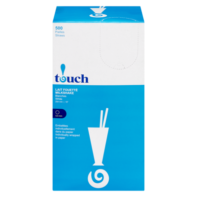 null Touch Wrapped Jumbo Milkshake Straw 10" 500x500.0 ea, $0.02/1ea