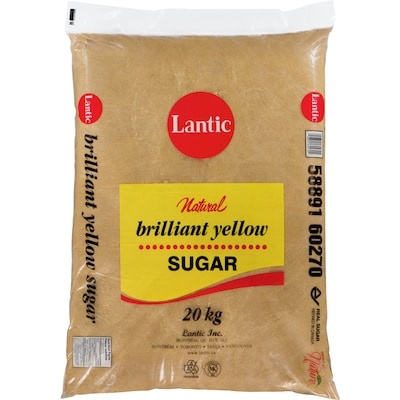 Lantic Brilliant Yellow Sugar 20 kg, $0.18/100g