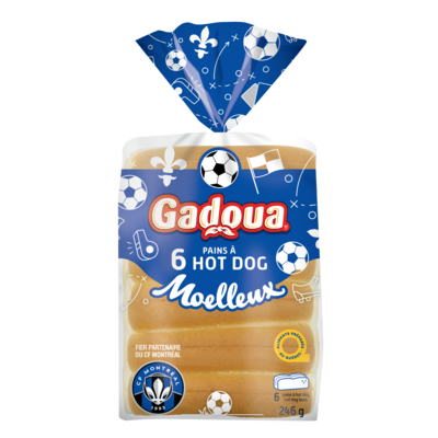 Gadoua Hot Dog 6 Buns 6 pk