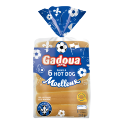 Gadoua Pains à hot dog - 6 6 pk