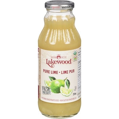 Lakewood Organic Pure Lime Juice 370 ml, $1.75/100ml