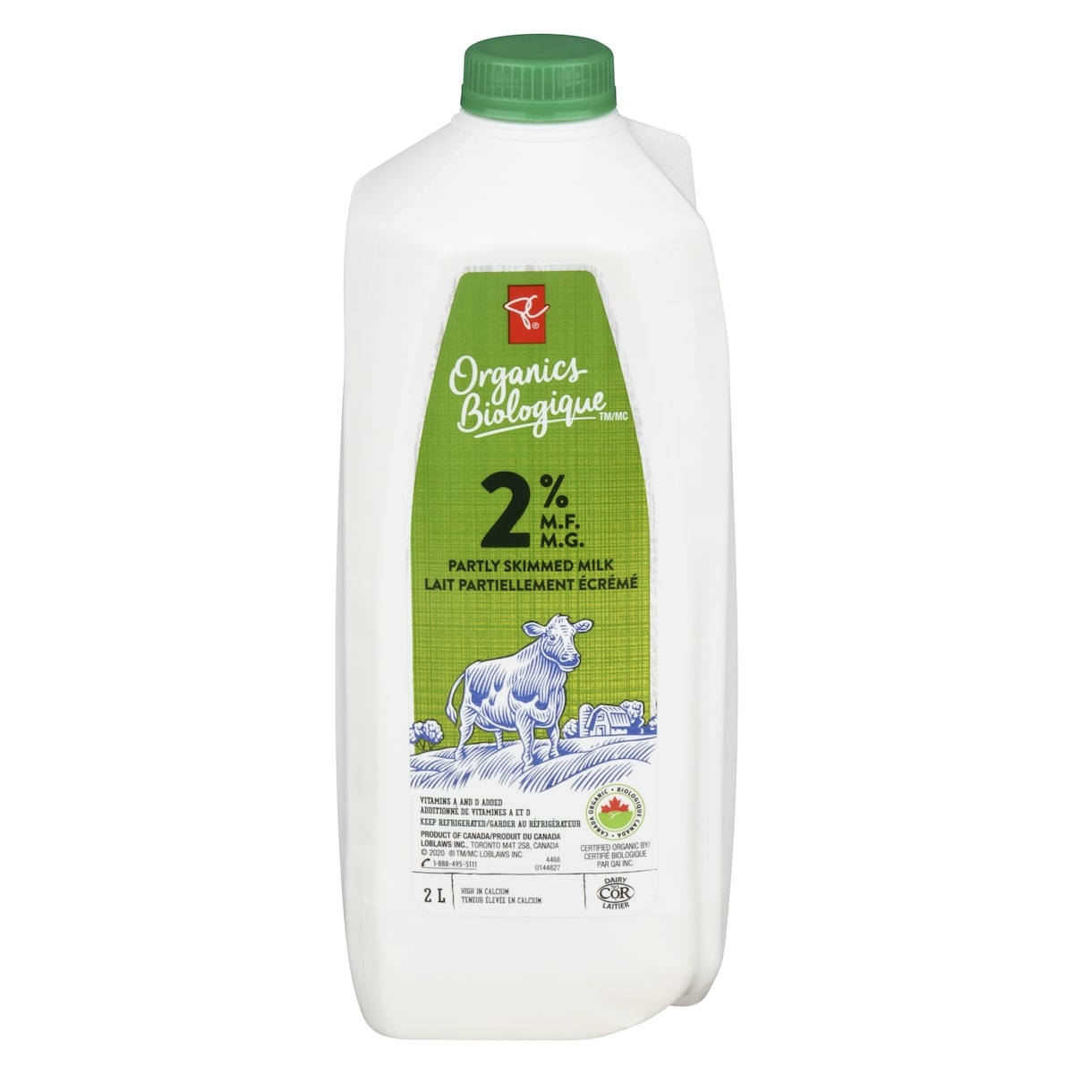 PC Organics Organic 2% Milk