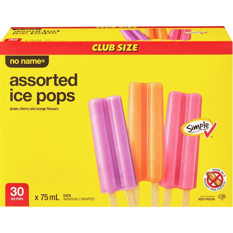 Assorted Ice Pops Club Size