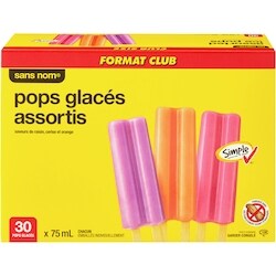 nomです₊⁎⁺˳✧༚ No Name Assorted Ice Pops Club Size - 30x75.0 ml | Zehrs