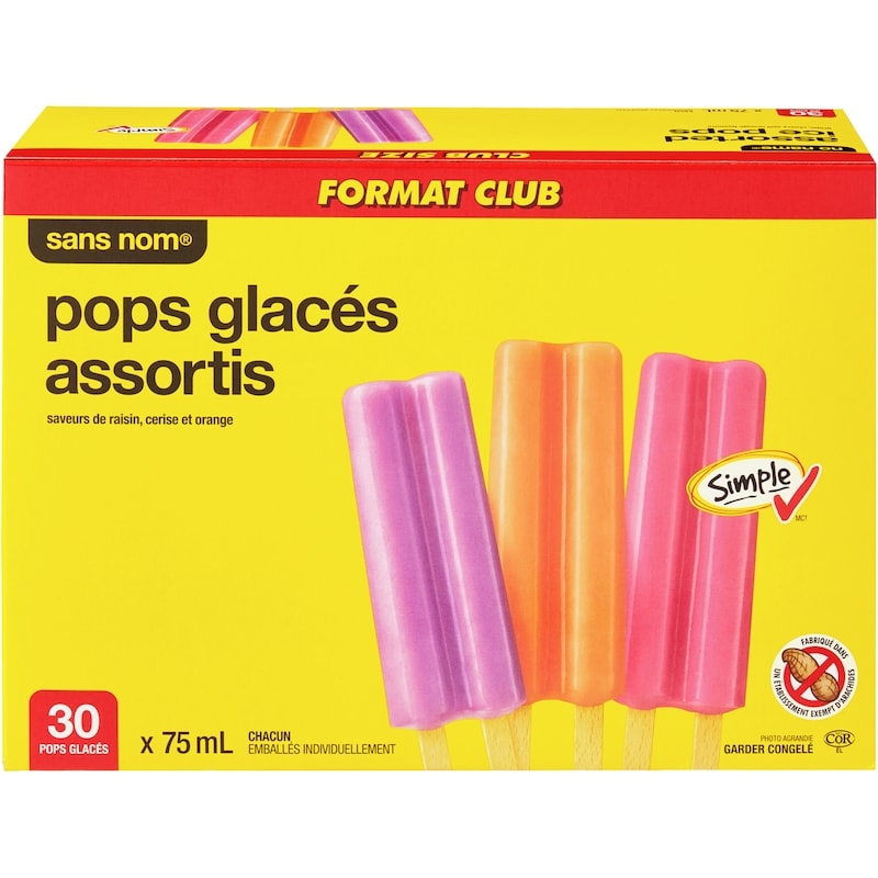 Assorted Ice Pops Club Size