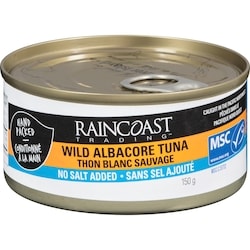 Wild Solid White Albacore Tuna, No Salt Added