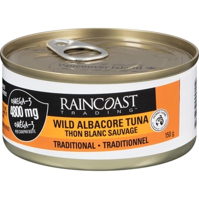 Raincoast Wild Solid White Albacore Tuna 150 g, $5.33/100g