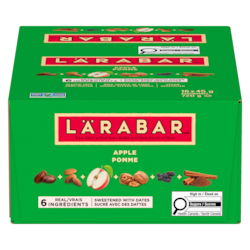 Larabar Fruit & Nut Energy Bar, Apple, 16/pack 16x45.0 g, $2.50/100g