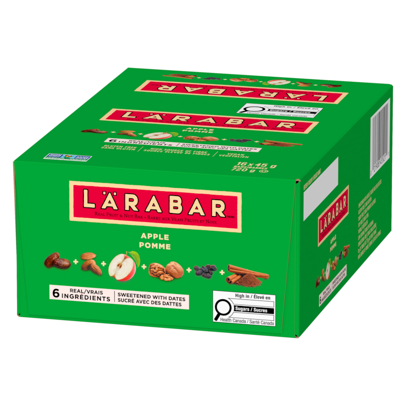 Fruit & Nut Energy Bar, Apple, 16/pack