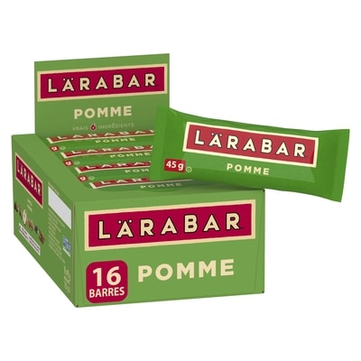 Larabar Barres énergétiques aux fruits et aux noix, pomme, 16/paquet 16x45.0 g, 4,03 $/100g