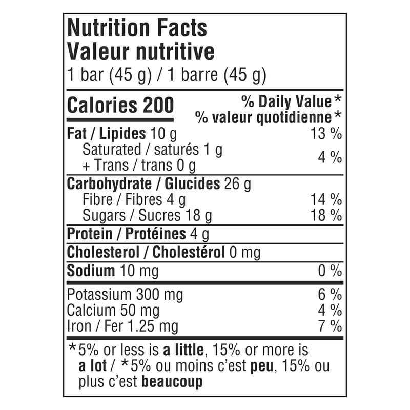 Fruit and Nut Energy Bar Apple