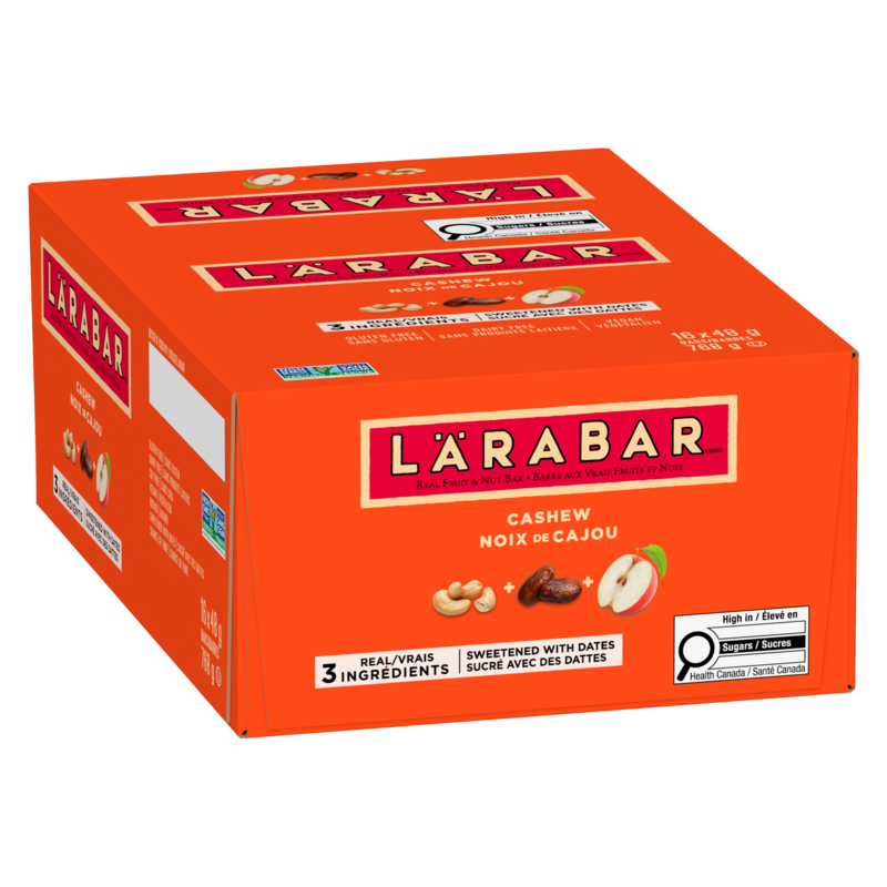 Fruit & Nut Energy Bar, Cashew, 16/pack