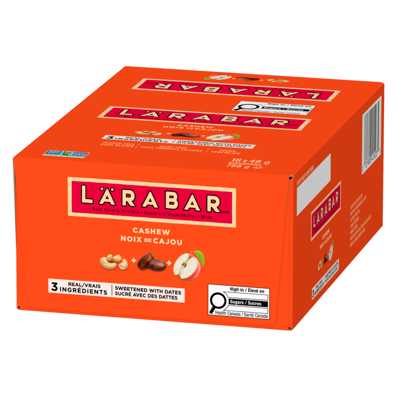 Fruit & Nut Energy Bar, Cashew, 16/pack