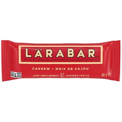 Larabar Barres énergétique aux fruits et aux noix de cajou, 16/paquet 16x48.0 g, 2,47 $/100g