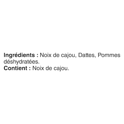 Barres énergétique aux fruits et aux noix de cajou, 16/paquet