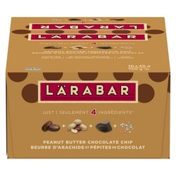 Larabar Fruit & Nut Energy Bar, Peanut Butter Chocolate Chip, 16/pack 16x45.0 g, $3.47/100g