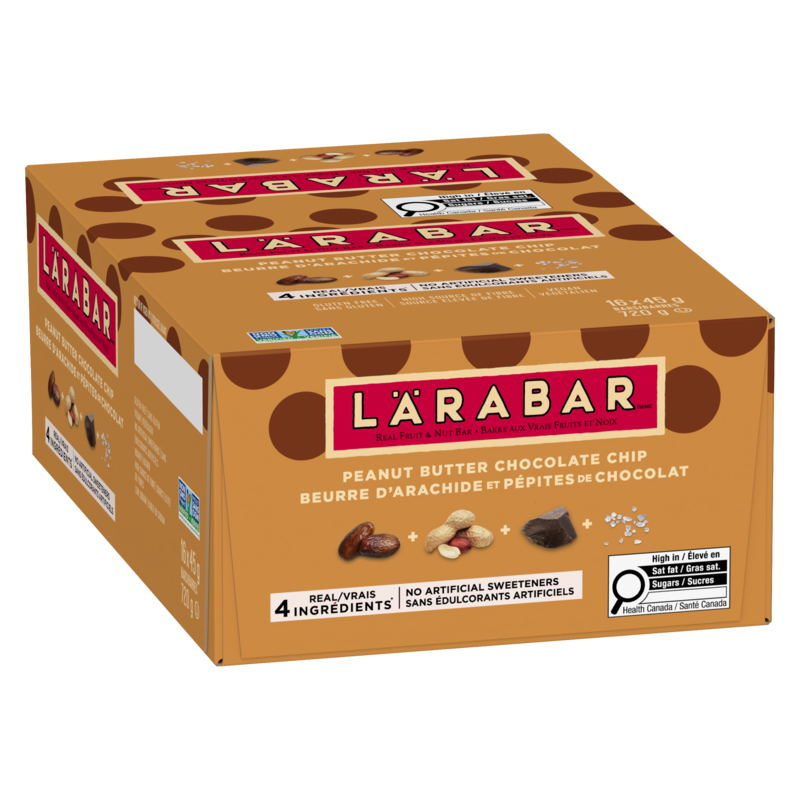 Fruit & Nut Energy Bar, Peanut Butter Chocolate Chip, 16/pack