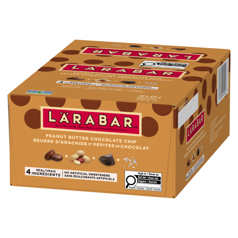 Fruit & Nut Energy Bar, Peanut Butter Chocolate Chip, 16/pack