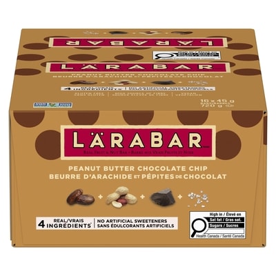 Fruit & Nut Energy Bar, Peanut Butter Chocolate Chip, 16/pack