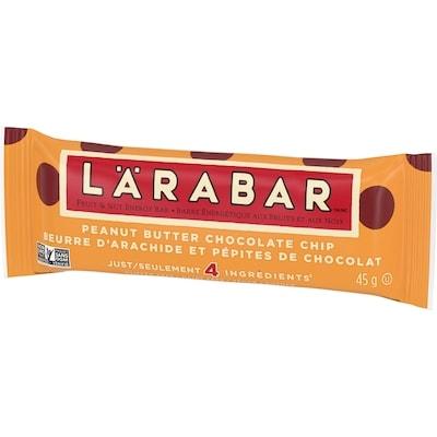 Larabar Barres d’arachide et brisures de chocolat, 16/paquet 16x45.0 g, 2,64 $/100g