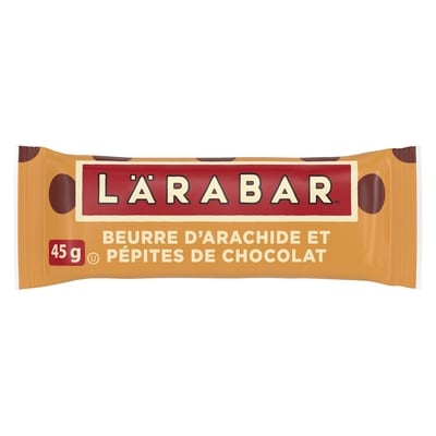 Larabar Barre énergétique aux fruits et aux noix beurre d’arachides et brisures de chocolat 45 g, 2,22 $/100g