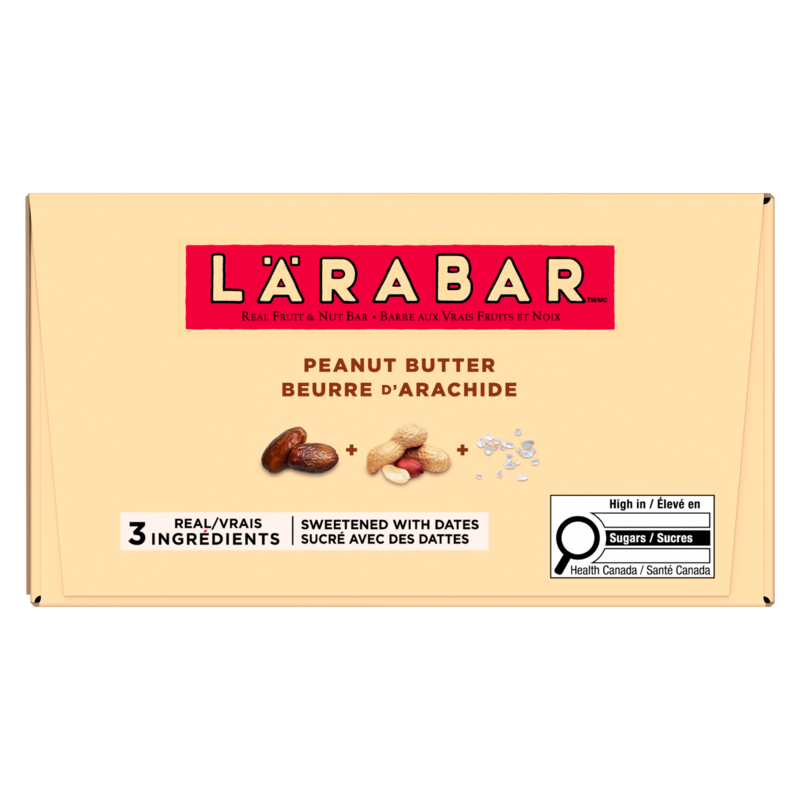 Fruit & Nut Energy Bar, Peanut Butter, 16/pack