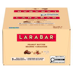 Larabar Barres énergétique aux fruits et aux noix, beurre d’arachides, 16/paquet 16x48.0 g, 2,73 $/100g