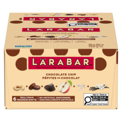 Larabar Fruit & Nut Energy Bar, Chocolate Chip, 16/pack 16x48.0 g, $2.34/100g