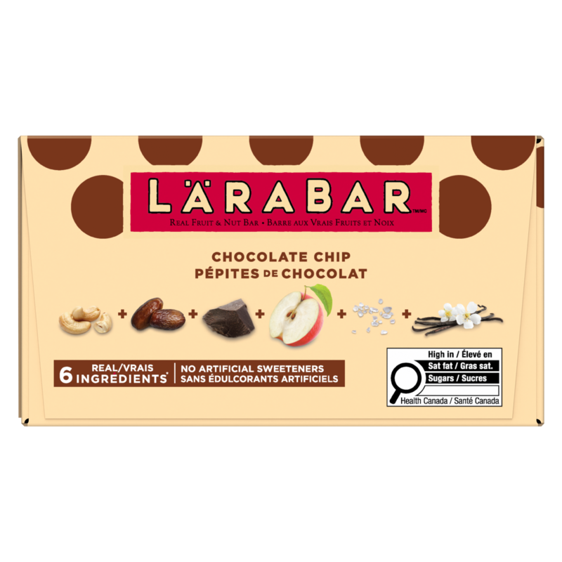 Fruit & Nut Energy Bar, Chocolate Chip, 16/pack