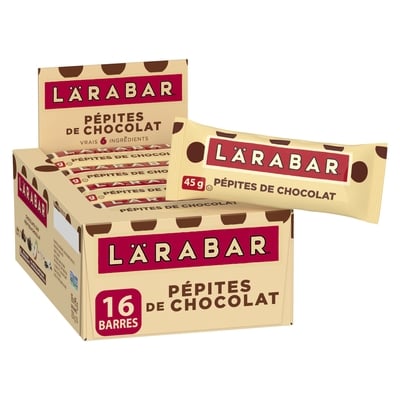 Larabar Barre énergétique Fruit & Nut, Pépites de chocolat, 16/paquet 16x48.0 g, 3,77 $/100g