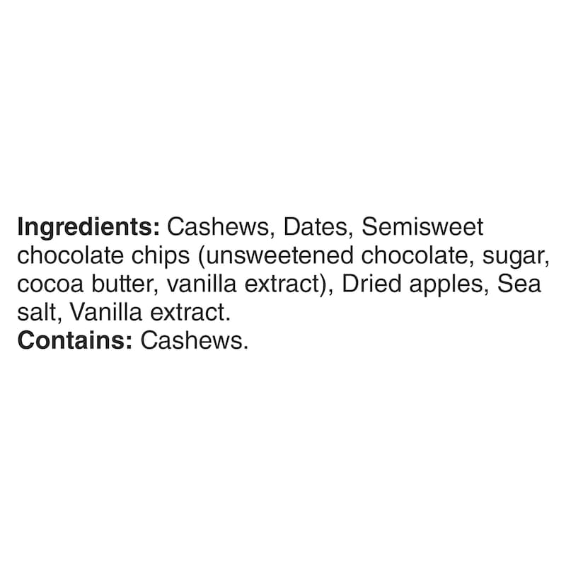 Fruit & Nut Energy Bar, Chocolate Chip