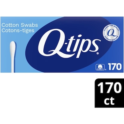 Q-tips Cotons-tiges 170 ea, 0,02 $/1ch