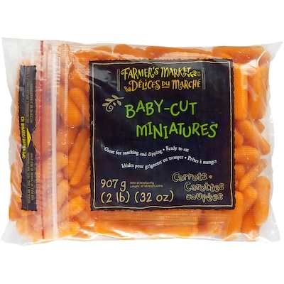 Farmer's Market Mini Carrots, 2 lb 907 g, $0.77/100g