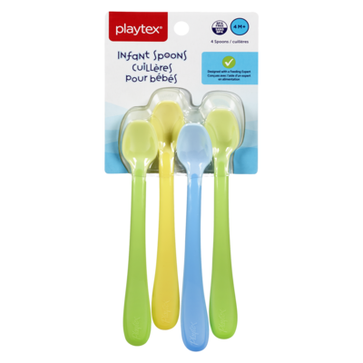 Playtex Infant Spoons, 4+ Months 4 ea