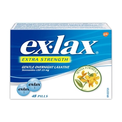 Ex-Lax Sennosides       48 ea, $0.44/1ea