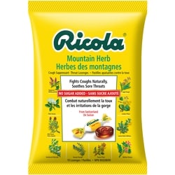 Ricola Pastilles contre la toux, herbes des montagnes, 19 pastilles par sachet 75 g, 6,39 $/100g