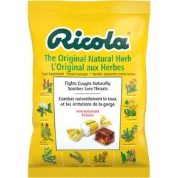 Ricola Pastilles contre la toux, saveur originale, 17 pastilles par sachet 75 g, 6,39 $/100g